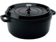 Caçarola com tampa antiaderente cerâmico 6,8L Hercules PA9000-28P PRETA
