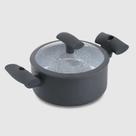 Caçarola com tampa antiaderente Hercules 22X9CM 3L PA300-C22CZ Cinza Caçarola com tampa antiaderente Hercules 22X9CM 3L PA300-C22CZ Cinza
