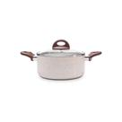 Caçarola com tampa Ø20 Ceramic Life Granada indução - Brinox 20 cm