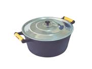 Caçarola de Ferro 2 Alças Com Tampa de Alumínio - 10,8 Lt