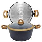 Caçarola De Indução Antiaderente Cerâmica 24cm Viena Preto