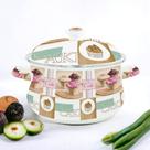 Caçarola Esmaltada Vintage 3,6L à Indução Com Tampa Cake