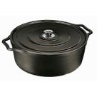 Caçarola Ferro 32x18cm 8,8L Tampa Metálica Panela Mineira Caçarola Ferro 32x18cm 8,8L Tampa Metálica Panela Mineira