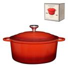 Caçarola Hauskraft Premium Le Chef 29cm 7,2L Alumínio Vermelha Indução Caçarola Hauskraft Premium Le Chef 29cm 7,2L Alumínio Vermelha Indução