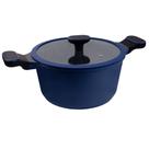Caçarola Hercules Marine Redonda Antiaderente Ceramica Indução Azul 28x14cm 6,9L