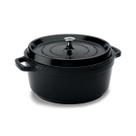 Caçarola Hercules Revestimento Ceramico Indução Preta 4,3L 25,4X11CM