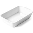 Caçarola HOMBENE 1,1 L de cerâmica branca para forno e microondas Caçarola HOMBENE 1,1 L de cerâmica branca para forno e microondas