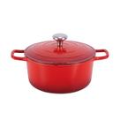 Cacarola Inducao 28 cm Vista Home Amalfi Rosso 7 Litros