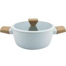 Caçarola Induçao Antiaderente Norma REV Ceramico Tampa de Vidro 3L Cinza