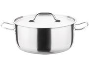 Cacarola inox Com Tampa 28x11cm 6,5l Profissional Hercules Fundo Triplo