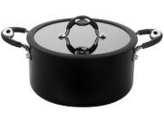 Caçarola Multiflon Antiaderente Preta 9,3L Caçarola Multiflon Antiaderente Preta 9,3L