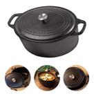Caçarola Oval 33 Panela Com Tampa De Ferro Fundido 2,5 Litros Santana