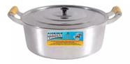 Caçarola Panela 36 Cm Alumínio Batido Grosso 12,1 Litros
