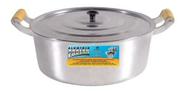 Caçarola Panela 38 Cm Alumínio Batido Grosso 14 Litros