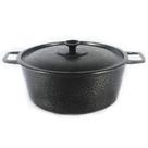 Caçarola Panela Craqueada Tampa Preta 34cm