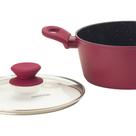 Caçarola panela rev. ceramico indução 20cm rubi