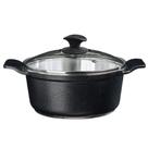 Caçarola Preto Craqueado Alumínio Usinado Javali Aa 18Cm