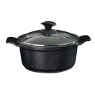Caçarola Preto Craqueado Antiaderente Cerâmica Javali Aa24Cm