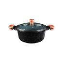 Caçarola Preto Liso Antiaderente em Cerâmica Javali AM 24cm