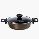 Caçarola Rasa 24cm/2,7L - Indução, Neoflam, Reverse, Cor Ouro Velho, Alumínio Forjado com Revestimento Cerâmico Interno & Externo