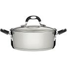 Caçarola Rasa Tramontina Aço Inox Astro Silicone 1,4L 16cm