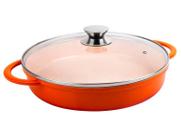 Caçarola Redonda Baixa 30cm Laranja - Hercules Pa9000-30l
