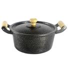 Caçarola Reta Alumínio 22cm Preto