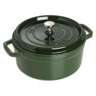 Caçarola staub redonda ferro fundido verde basil 26cm 405093580
