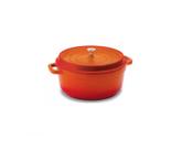 Caçarola Studio Antiaderente Cerâmica e Alumínio 3L Laranja c/ Vermelho - Hercules