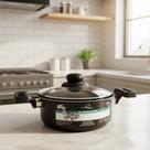 Caçarola Teflon Antiaderente Tampa De Vidro N18 2 Litros Promoção