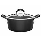 Caçarola Tramontina Antiaderente com Tampa - Preta 4,5L 24cm Mônaco - 7891112279926