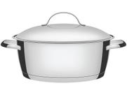 Caçarola Tramontina Inox Fundo Triplo 22cm 3,3L Allegra 62653221