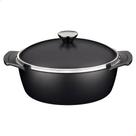 Caçarola Tramontina Lyon Em Alumínio Revestimento Starflon Preto 30 cm 6,8L 20960030
