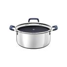Caçarola Tramontina Romagna em Aço Inox e Alumínio Cerâmico Black Stone 20 cm 3,2 L Caçarola Tramontina Romagna em Aço Inox e Alumínio Cerâmico Black Stone 20 cm 3,2 L