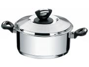Caçarola Tramontina Solar Baquelite Rasa em Aço Inox Fundo Triplo com Tampa Alças Baquelite 24 cm 4, Caçarola Tramontina Solar Baquelite Rasa em Aço Inox Fundo Triplo com Tampa Alças Baquelite 24 cm 4,