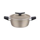 Caçarola Tramontina Spezia Induction Alumínio Antiaderente Starflon Excellent Areia 20 cm