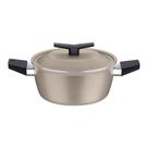 Caçarola Tramontina Spezia Induction Alumínio Antiaderente Starflon Excellent Areia 24 Cm Tramontina