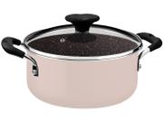 Caçarola Tramontina Tunis em Alumínio 20 cm 2,9 L Cerâmico Rosa Trufado