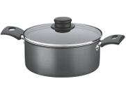 Caçarola Tramontina Turim 22cm 3,7l Em Alumínio Com Antiaderente Starflon Max Chumbo Tramontina