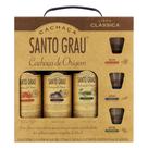 Cachaça Santo Grau Kit 3 Unidades 375ml