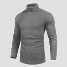 Cacharrel Masculina Blusa Canelada Manga Longa Gola Alta