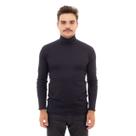 Cacharrel Masculina Camiseta Manga Longa Gola Alta Canelada