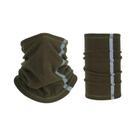 Cachecol Ajustável Refletivo De Polar Fleece Para Homens, Multiuso Para Esqui E Ciclismo No Outono E