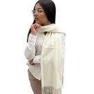 Cachecol Com Franja Feminino Sofisticado Macio Quentinho