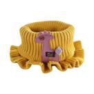 Cachecol De Bebê Tricotado Com Estampa De Girafa Para Meninas, Acessórios De Inverno, Colarinho Para