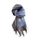 Cachecol de Caxemira Dupla Face - Pashmina Quente para Inverno