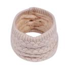 Cachecol De Lã Unissex Grosso Para Inverno, Protetor Térmico Para a Coluna Cervical, Lenço Tricotado