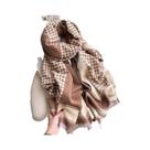Cachecol De Luxo Em Caxemira Pashmina 2024 Macio E Quente Com Franjas Jacquard Dupla Face À Prova De Cachecol De Luxo Em Caxemira Pashmina 2024 Macio E Quente Com Franjas Jacquard Dupla Face À Prova De