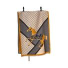 Cachecol De Pashmina Jacquard Grosso E Quente Para Mulheres, Xale Dupla Face Com Estampa De Cavalo,