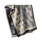 Cachecol De Pashmina Luxuoso E Quente Para Mulheres, Marca De Moda Com Estampa De Letras, Xale De